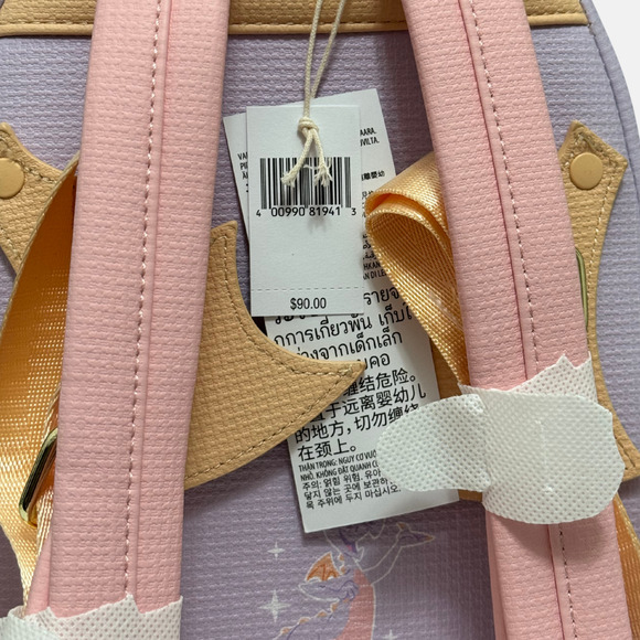 DISNEY PARKS x Loungefly Figment Mini Backpack NWT Pastel Collection EPCOT RARE - Picture 4 of 11